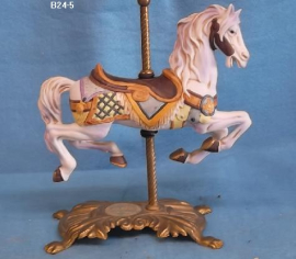White Carosuel Horse