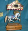 T. Fraley Illions flying mane horse with roounding board