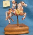 Tan & White Carousel Horse