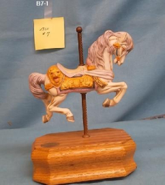 Willitts Light Gray Carousel Horse