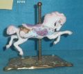 White Carousel Horse