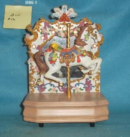 White Carousel Horse