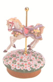 carousel candle topper