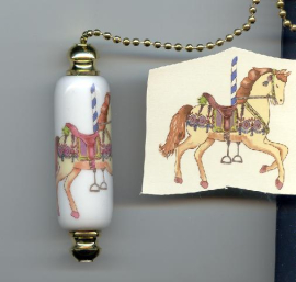 Large plain fan pull