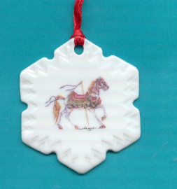 Snowflake ornament-stand