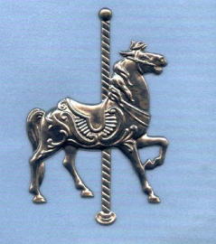 Stamped Steel Carousel Horse