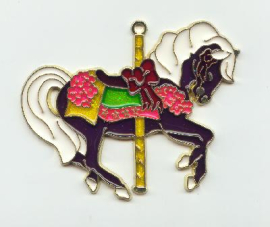 Purple horse sun catcher