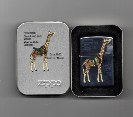 Carousel Lighter Zippo Mexican Muller Giraffe